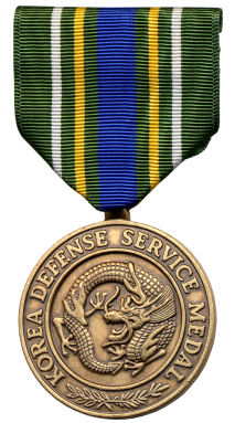 Korea Defense Service Medal (Front)